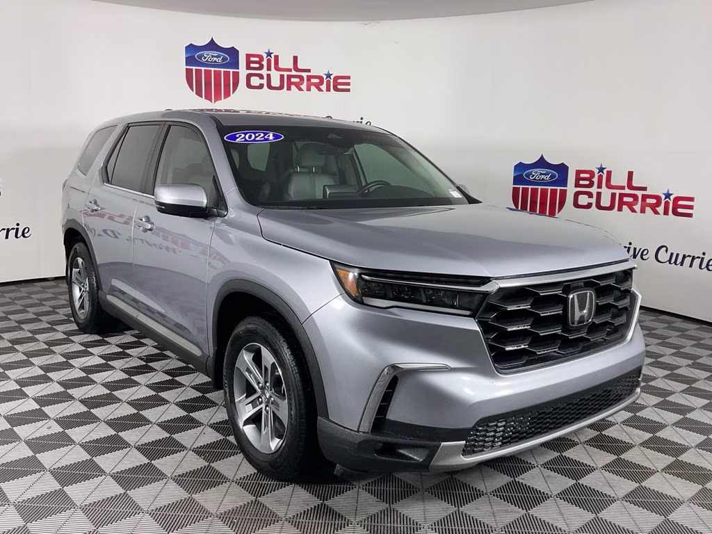 2024 Silver Honda Pilot EX-L FWD SUV