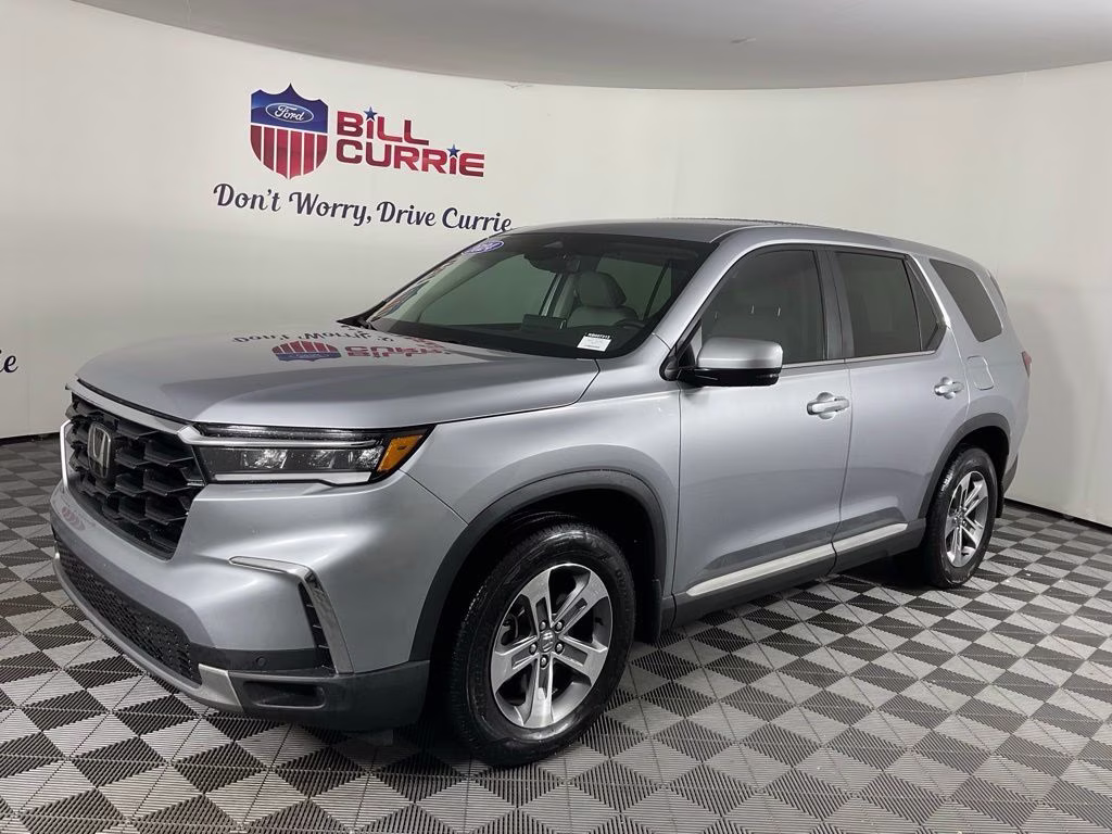 2024 Silver Honda Pilot EX-L FWD SUV