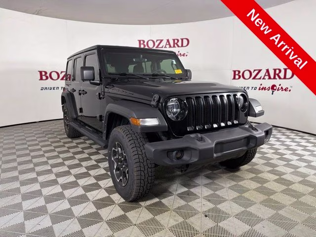 2021 Black Clearcoat Jeep Wrangler Unlimited Sport S 4X4 SUV