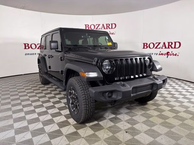 2021 Black Clearcoat Jeep Wrangler Unlimited Sport S 4X4 SUV