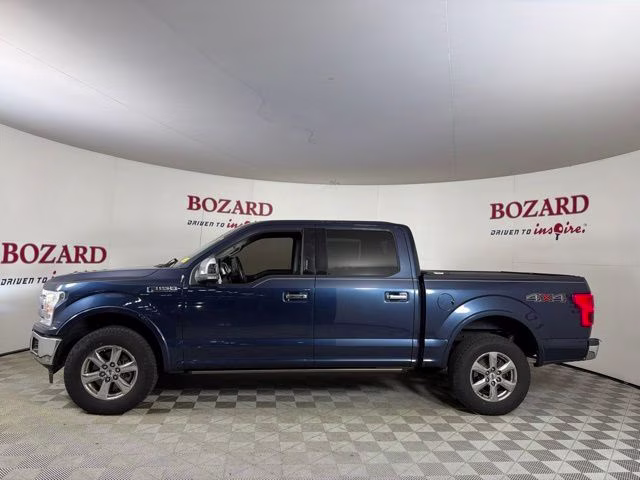 2018 Blue Ford F-150 Lariat 4X4 Truck