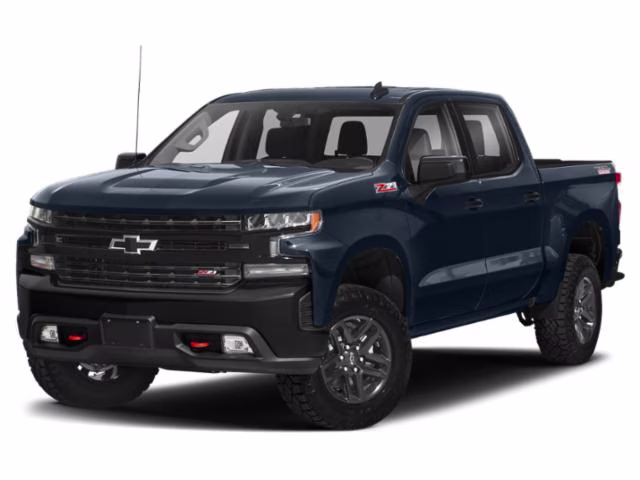 2020 Northsky Blue Metallic Chevrolet Silverado 1500 LT Trail Boss 4X4 Truck
