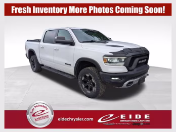 2020 Bright White Clearcoat Ram 1500 Rebel 4X4 Truck