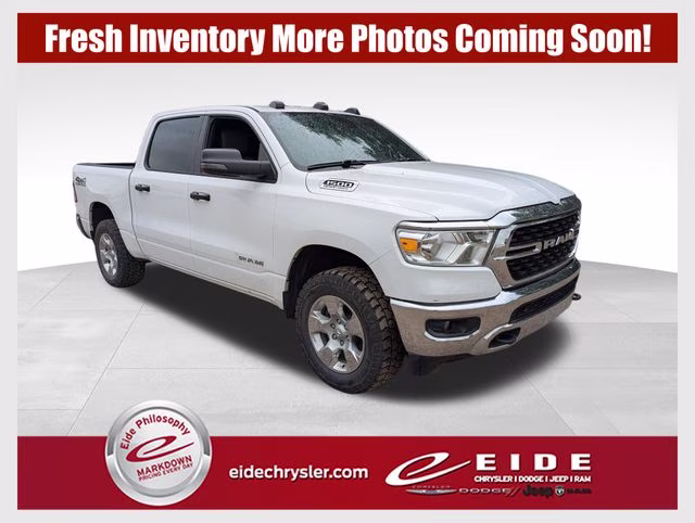 2023 Bright White Clearcoat Ram 1500 Big Horn/Lone Star 4X4 Truck
