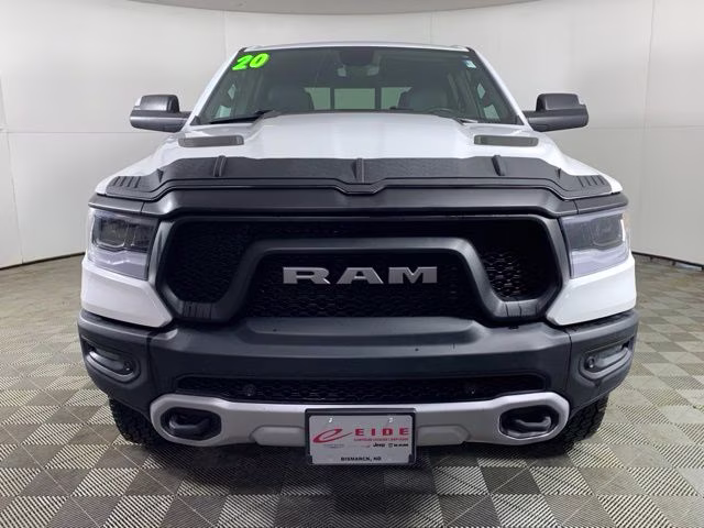 2020 Bright White Clearcoat Ram 1500 Rebel 4X4 Truck