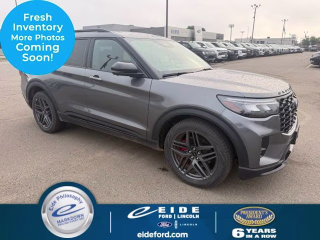2025 Carbonized Gray Metallic Ford Explorer ST 4X4 SUV