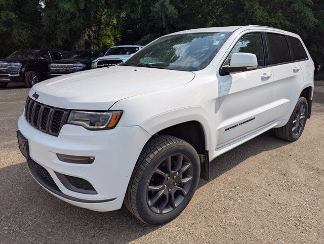 2020 Bright White Clearcoat Jeep Grand Cherokee Overland 4X4 SUV