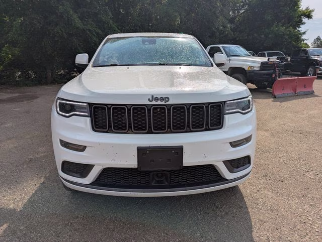 2020 Bright White Clearcoat Jeep Grand Cherokee Overland 4X4 SUV