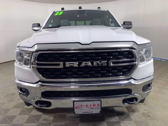 2023 Bright White Clearcoat Ram 1500 Big Horn 4X4 Truck
