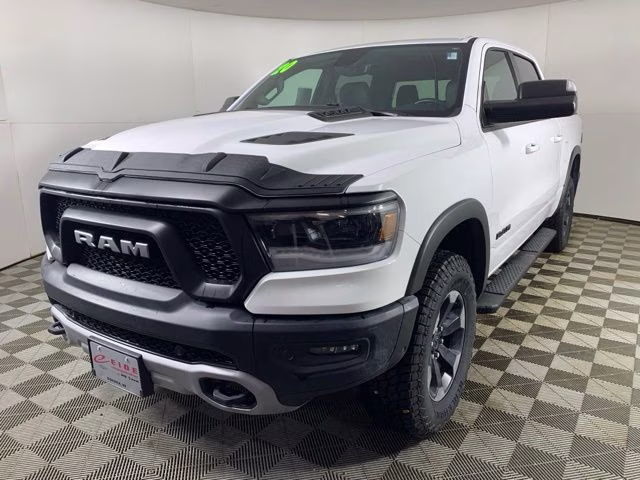 2020 Bright White Clearcoat Ram 1500 Rebel 4X4 Truck