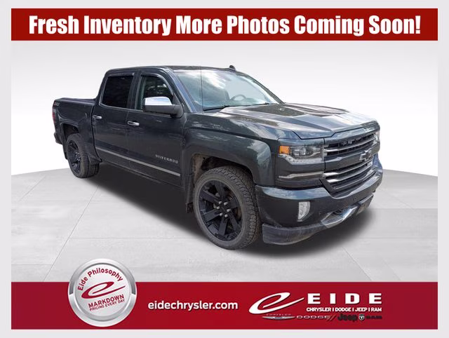 2017 Graphite Metallic Chevrolet Silverado 1500 LTZ 4X4 Truck