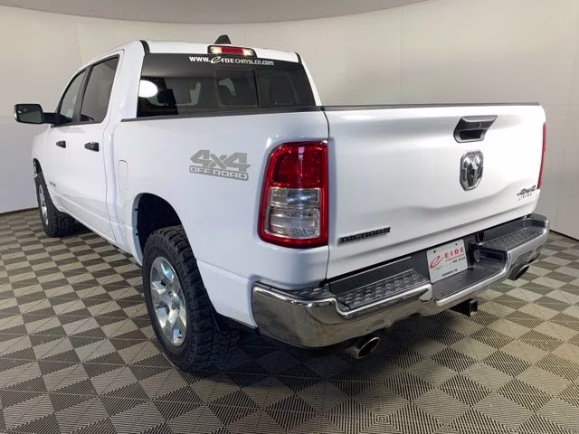 2023 Bright White Clearcoat Ram 1500 Big Horn 4X4 Truck