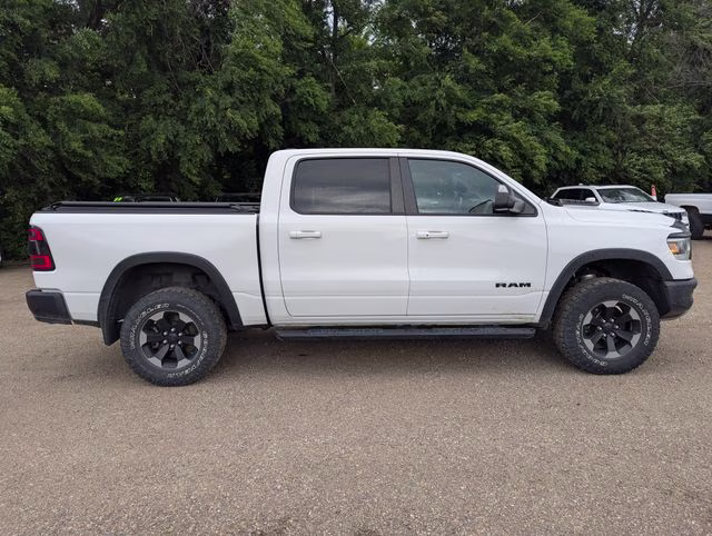 2020 Bright White Clearcoat Ram 1500 Rebel 4X4 Truck