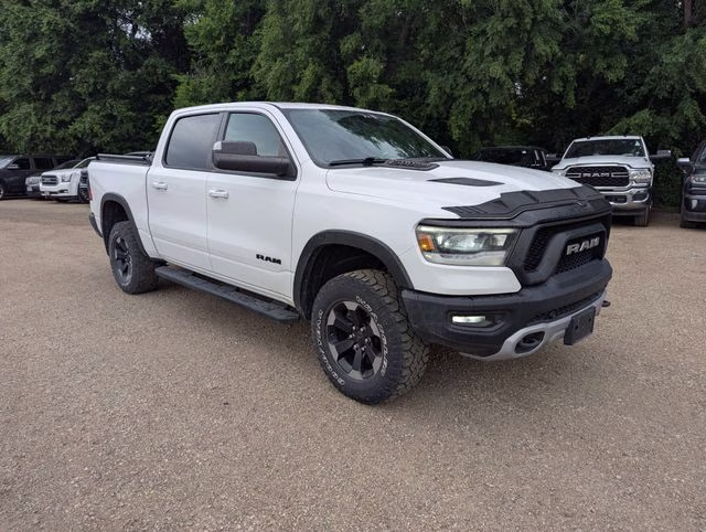 2020 Bright White Clearcoat Ram 1500 Rebel 4X4 Truck