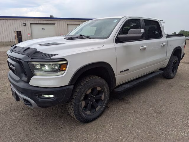 2020 Bright White Clearcoat Ram 1500 Rebel 4X4 Truck