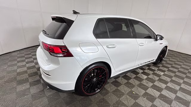 2023 Opal White w/Black Roof Volkswagen Golf GTI 2.0T 40th Anniversary Edition FWD Hatchback