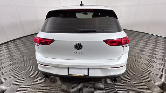 2023 Opal White w/Black Roof Volkswagen Golf GTI 2.0T 40th Anniversary Edition FWD Hatchback