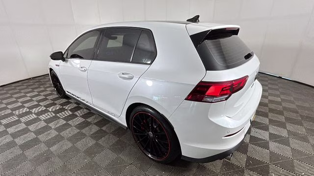 2023 Opal White w/Black Roof Volkswagen Golf GTI 2.0T 40th Anniversary Edition FWD Hatchback