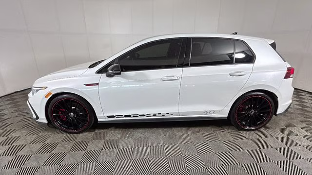 2023 Opal White w/Black Roof Volkswagen Golf GTI 2.0T 40th Anniversary Edition FWD Hatchback