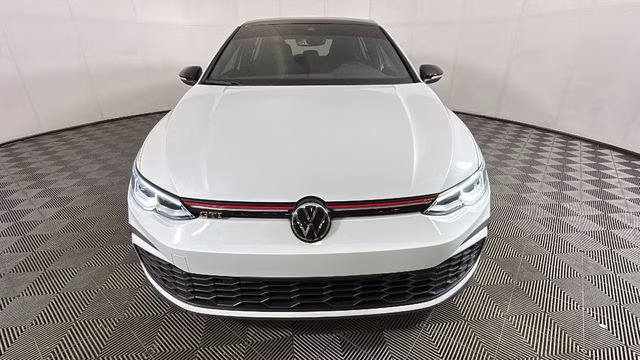 2023 Opal White w/Black Roof Volkswagen Golf GTI 2.0T 40th Anniversary Edition FWD Hatchback