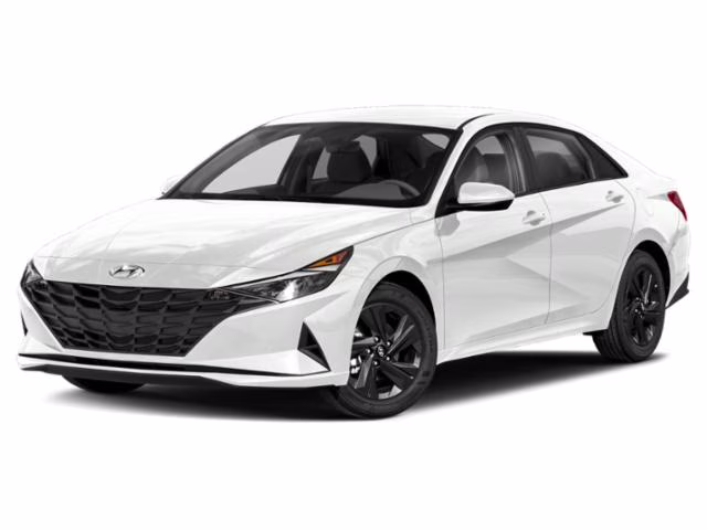 2023 Serenity White Pearl Hyundai Elantra SEL FWD Sedan