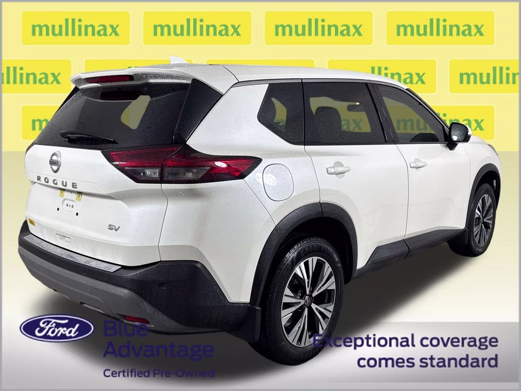 2021 Pearl White Tricoat Nissan Rogue SV FWD SUV