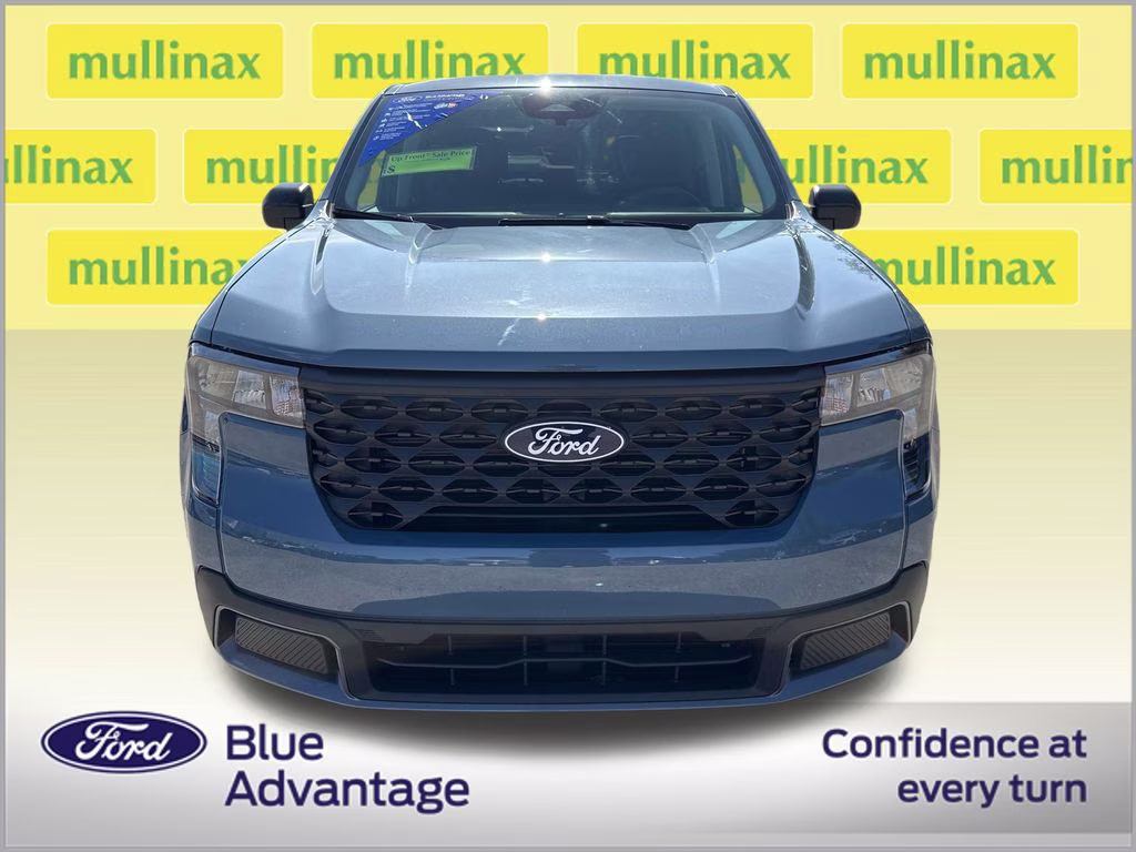2025 Azure Gray Metallic Tri-Coat Ford Maverick XLT FWD Truck