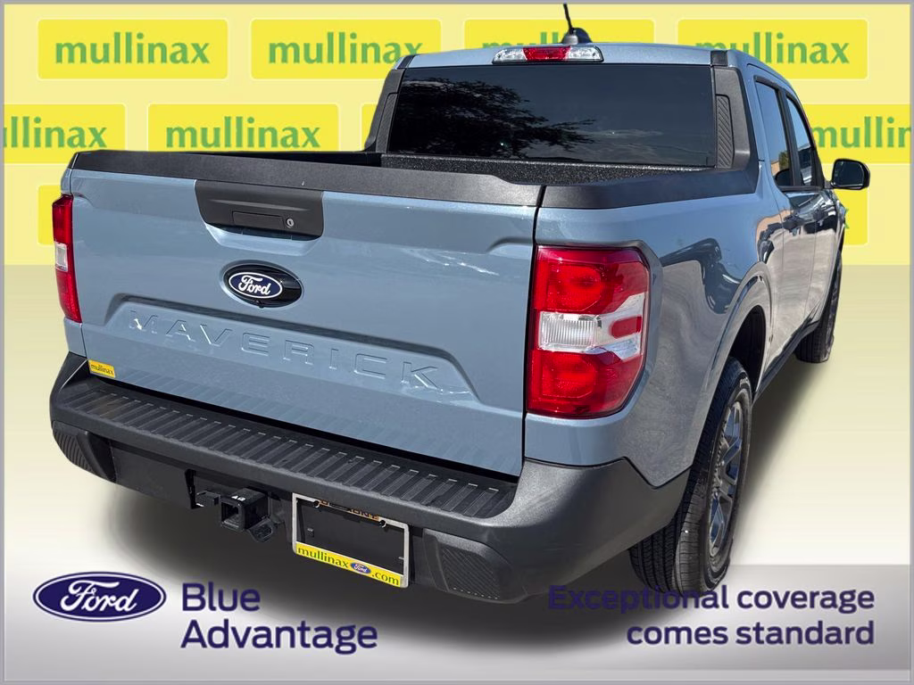 2025 Azure Gray Metallic Tri-Coat Ford Maverick XLT FWD Truck