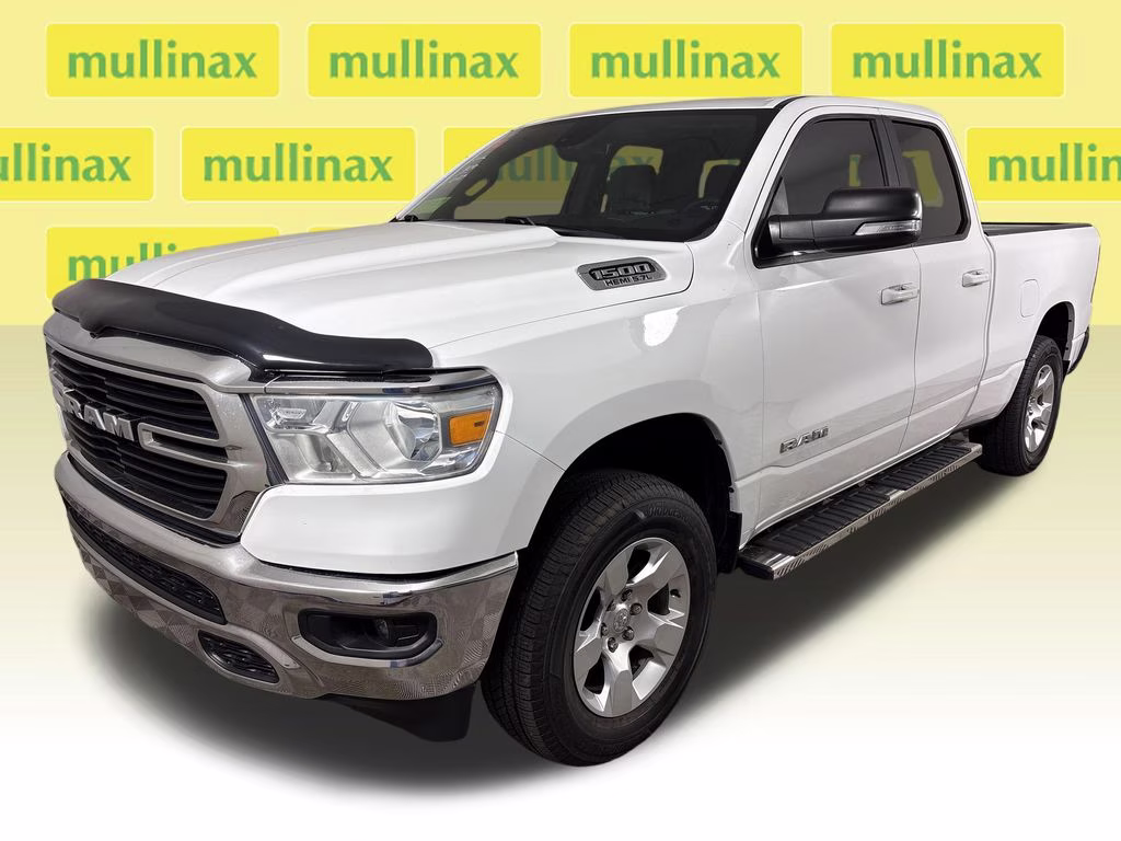 2021 Bright White Clearcoat Ram 1500 Big Horn/Lone Star 4X4 Truck