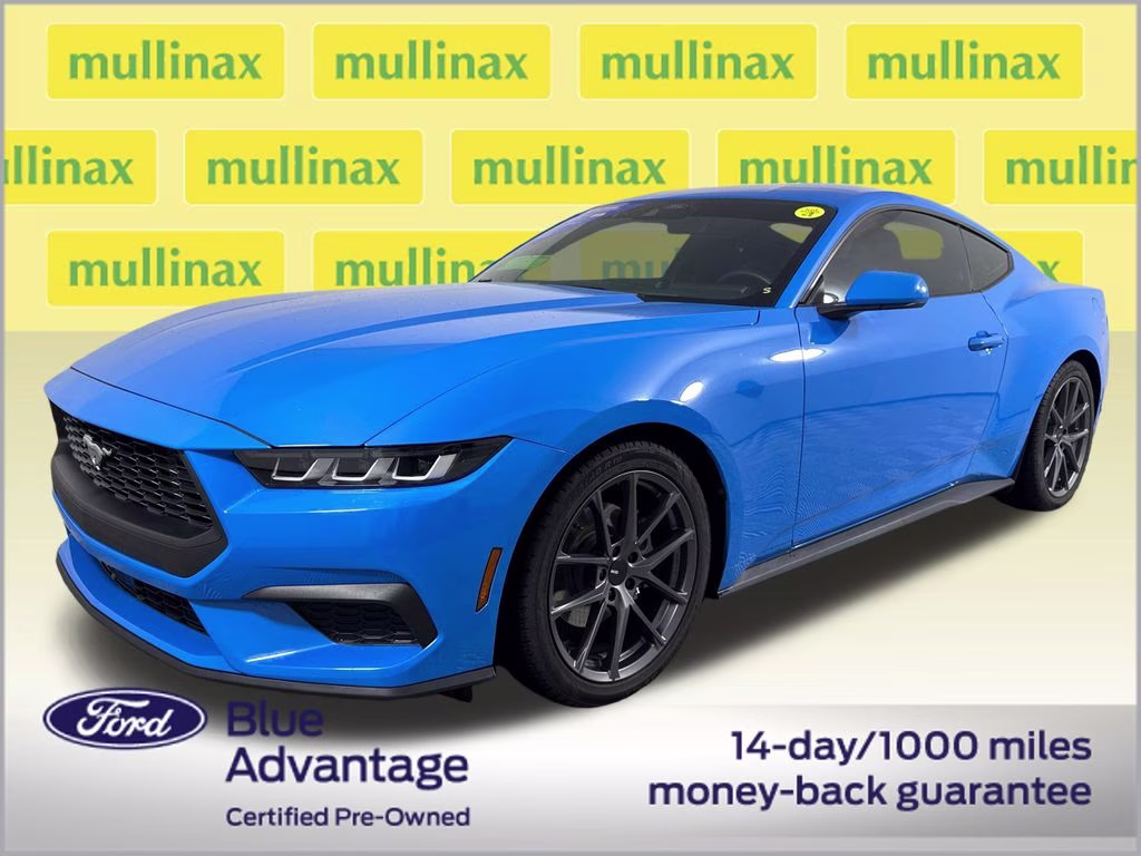 2024 Grabber Blue Metallic Ford Mustang EcoBoost RWD Coupe