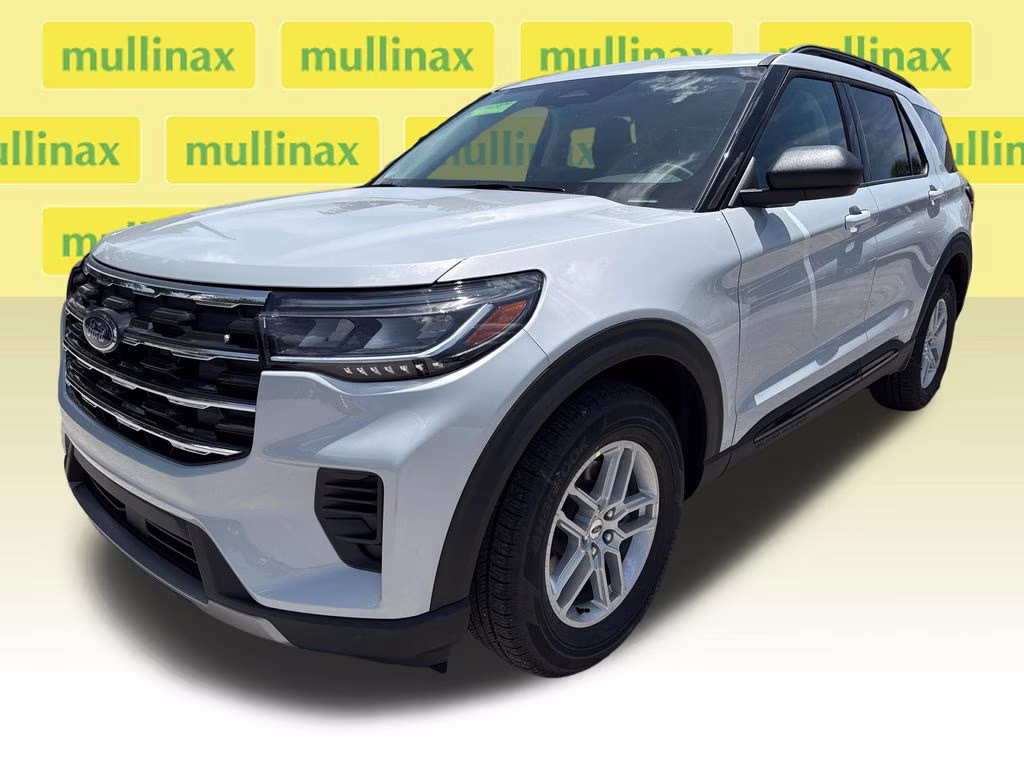 2026 Space White Metallic Ford Explorer Active RWD SUV