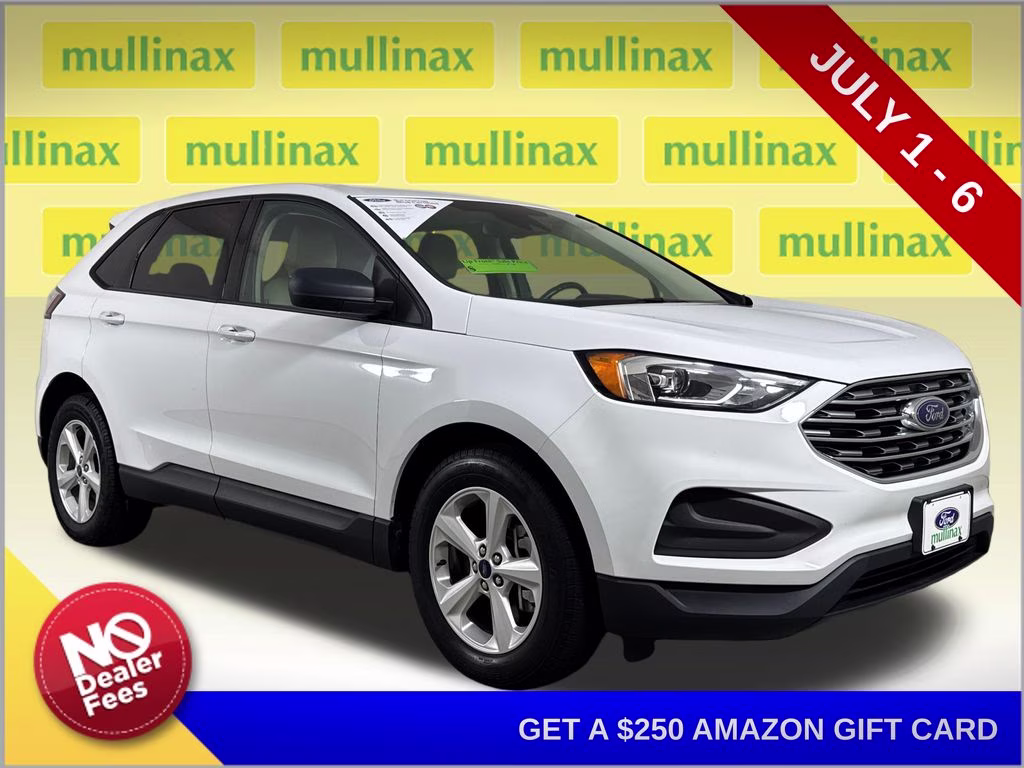 2021 Oxford White Ford Edge SE FWD SUV
