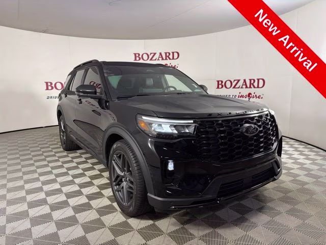 2025 Black Metallic Ford Explorer ST 4X4 SUV