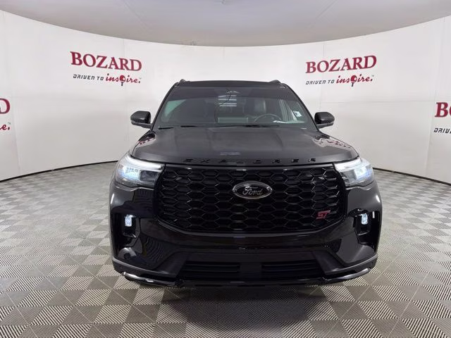 2025 Black Metallic Ford Explorer ST 4X4 SUV