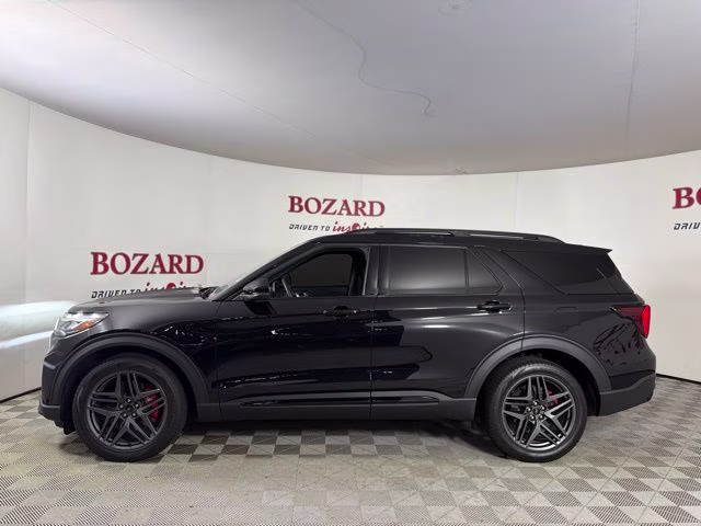 2025 Black Metallic Ford Explorer ST 4X4 SUV