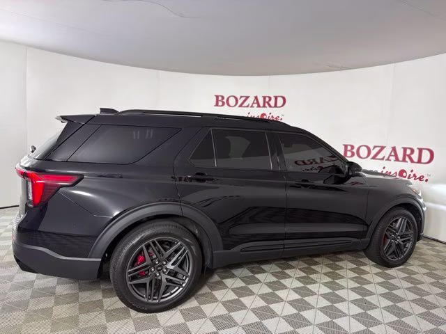 2025 Black Metallic Ford Explorer ST 4X4 SUV