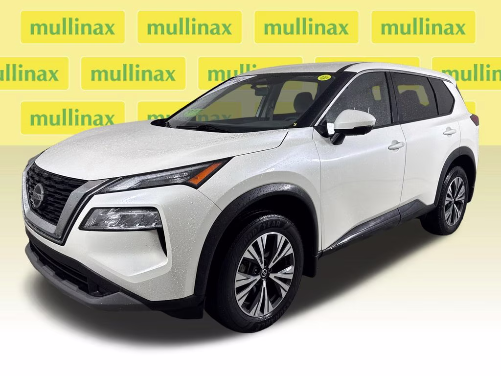 2021 Pearl White Tricoat Nissan Rogue SV FWD SUV