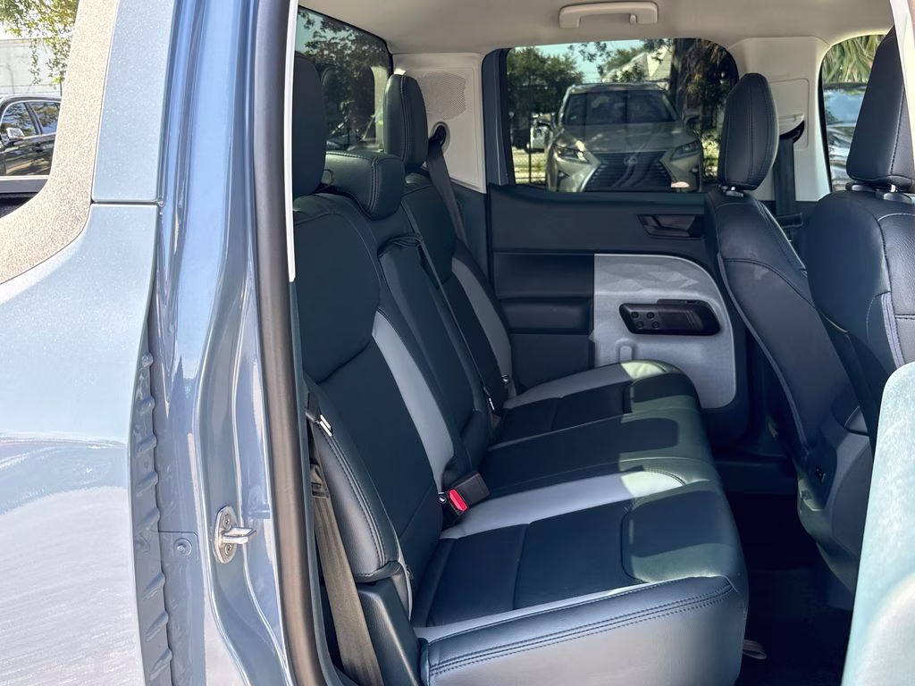 2025 Azure Gray Metallic Tri-Coat Ford Maverick XLT FWD Truck
