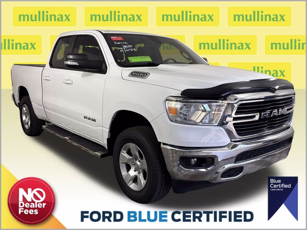 2021 Bright White Clearcoat Ram 1500 Big Horn/Lone Star 4X4 Truck