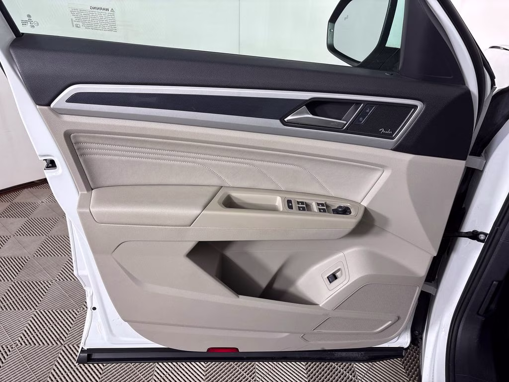 2021 Pure White Volkswagen Atlas 3.6L V6 SEL Premium R-Line AWD SUV