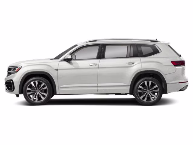 2021 Pure White Volkswagen Atlas 3.6L V6 SEL Premium R-Line AWD SUV