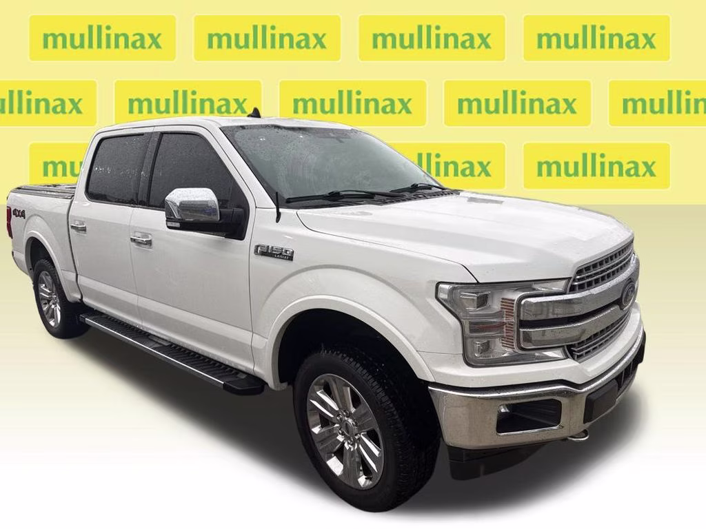 2020 Star White Metallic Tri-Coat Ford F-150 Lariat 4X4 Truck