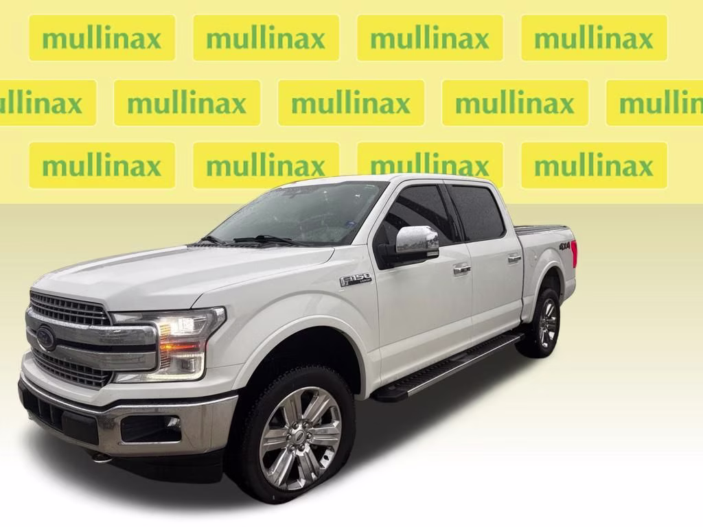 2020 Star White Metallic Tri-Coat Ford F-150 Lariat 4X4 Truck