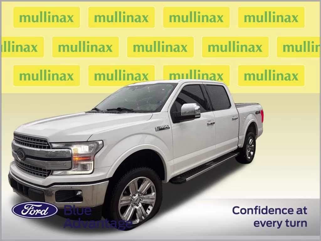 2020 Star White Metallic Tri-Coat Ford F-150 Lariat 4X4 Truck