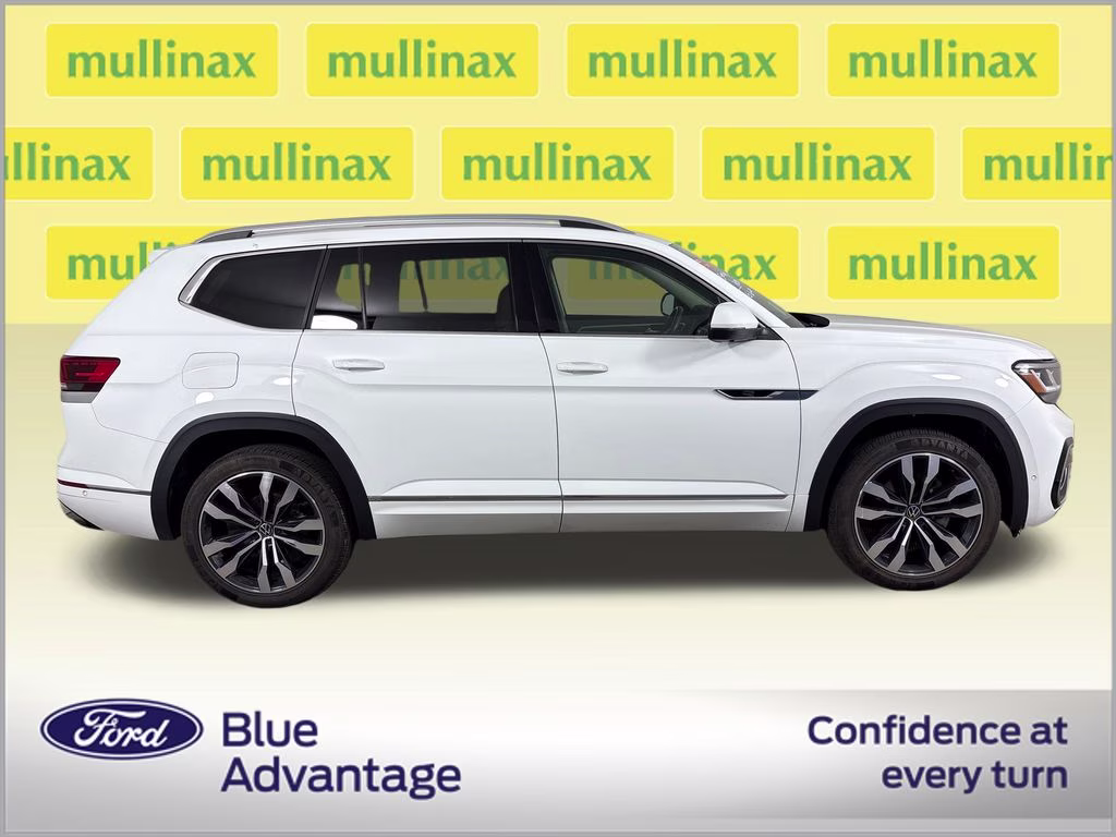 2021 Pure White Volkswagen Atlas 3.6L V6 SEL Premium R-Line AWD SUV