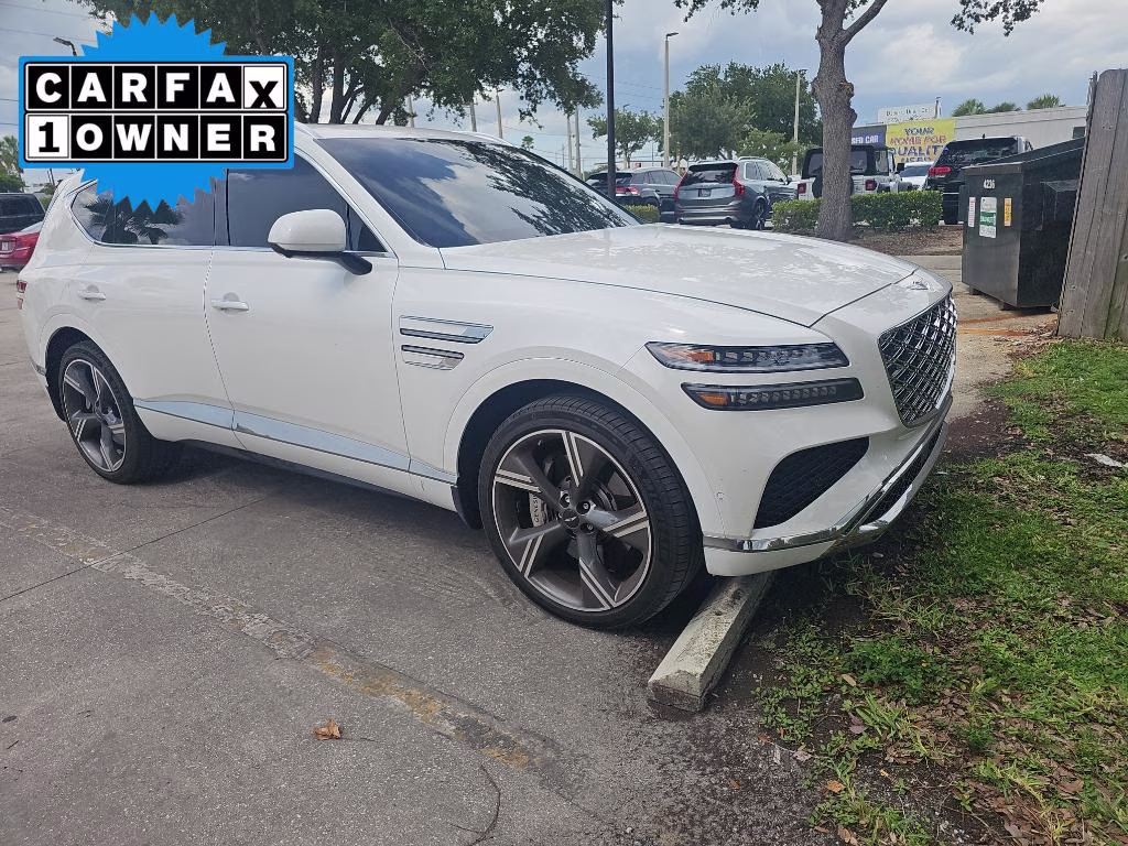 2025 Uyuni White Genesis GV80 3.5T Prestige AWD SUV