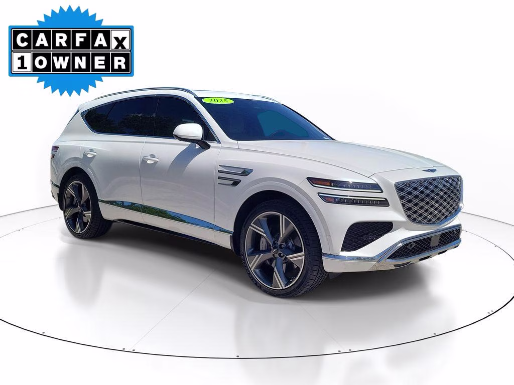 2025 Uyuni White Genesis GV80 3.5T Prestige AWD SUV
