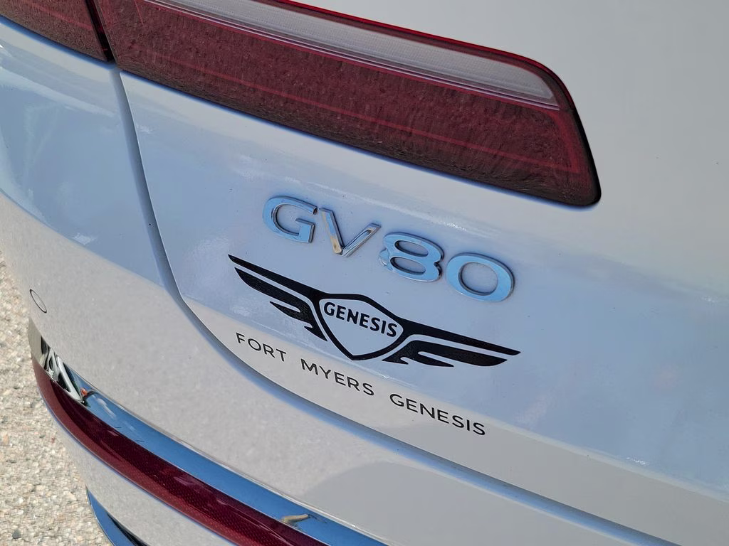 2025 Uyuni White Genesis GV80 3.5T Prestige AWD SUV