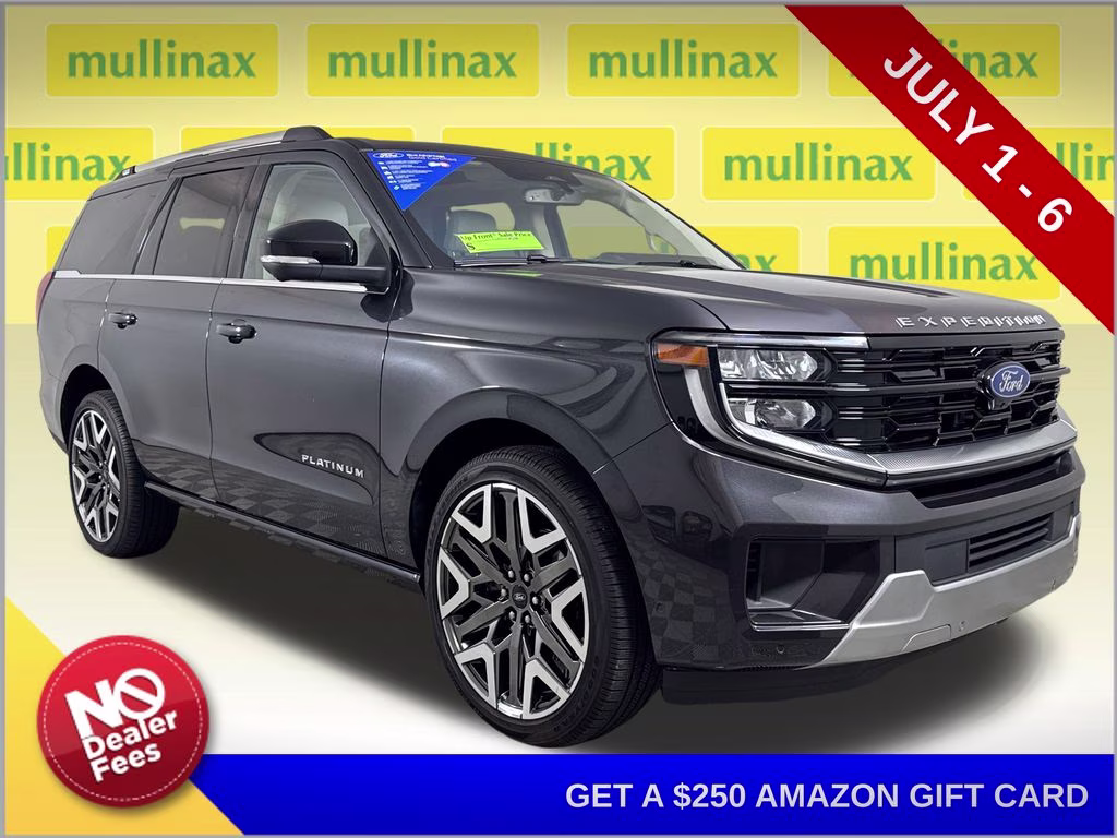 2025 Dark Matter Gray Metallic Ford Expedition Platinum 4X4 SUV