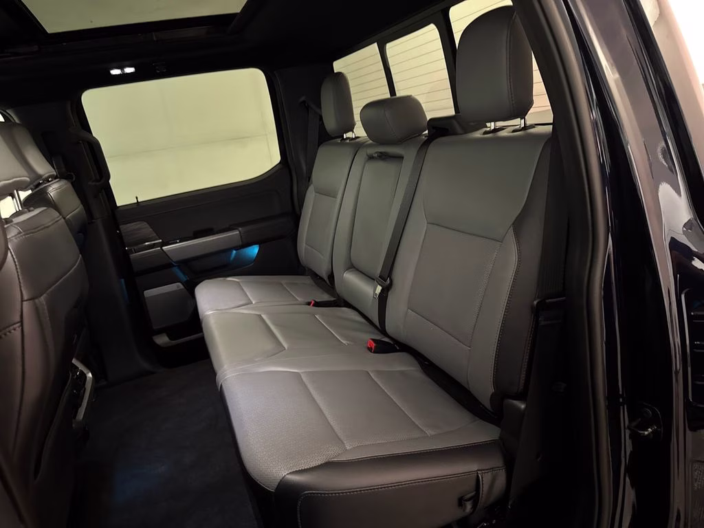 2025 Antimatter Blue Metallic Ford F-150 Lightning Lariat AWD Truck